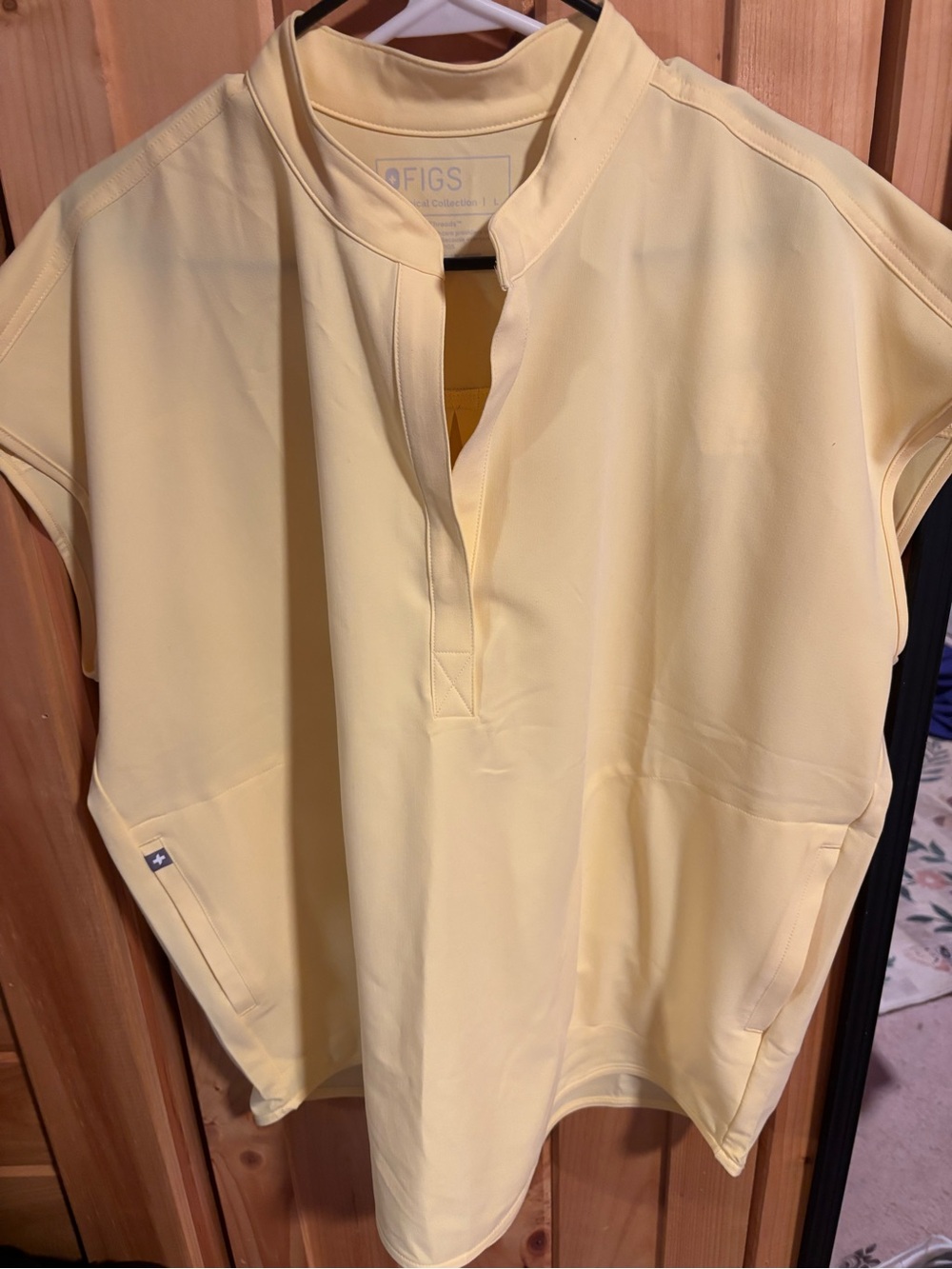 TRADE figs butter yellow rafaela top